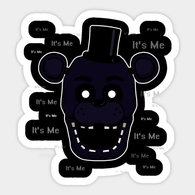 Five Nights at Freddy's - Shadow Freddy - It's Me Sticker by Kaiserin
